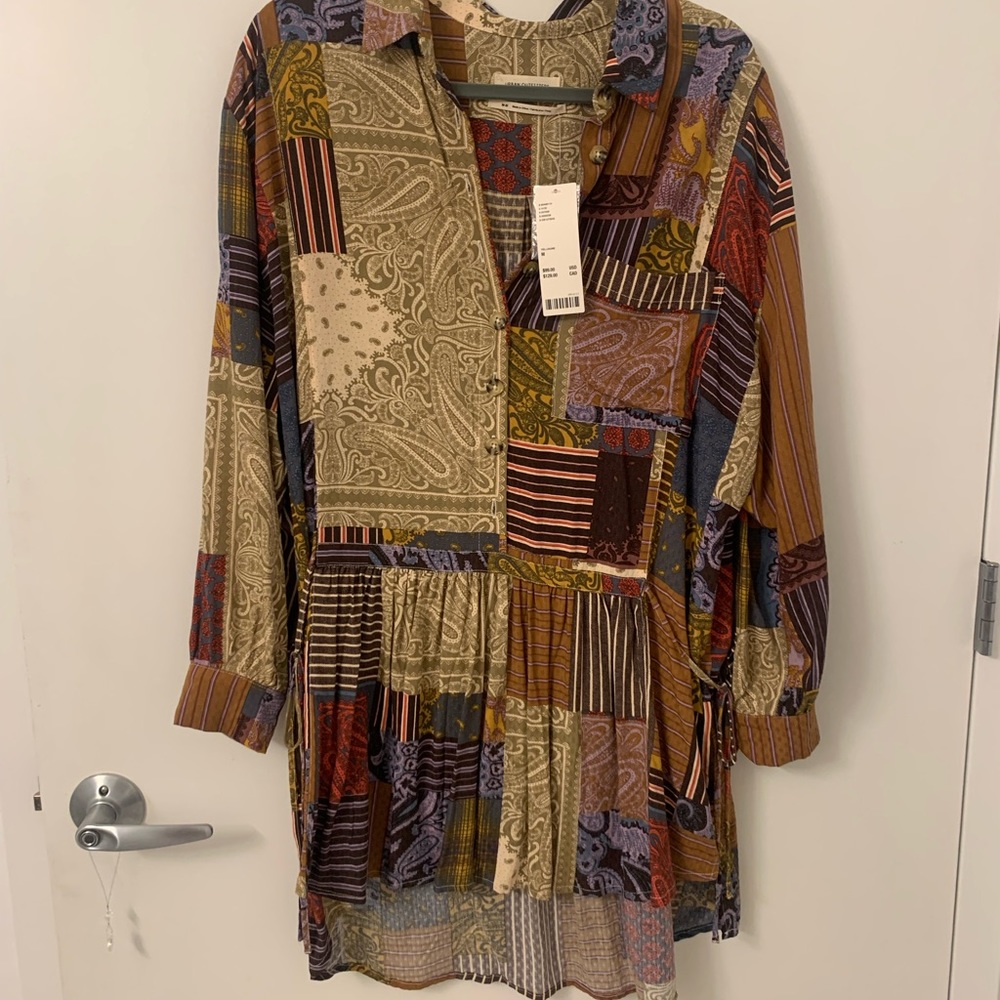 Urban Outfitters Patchwork Blouse